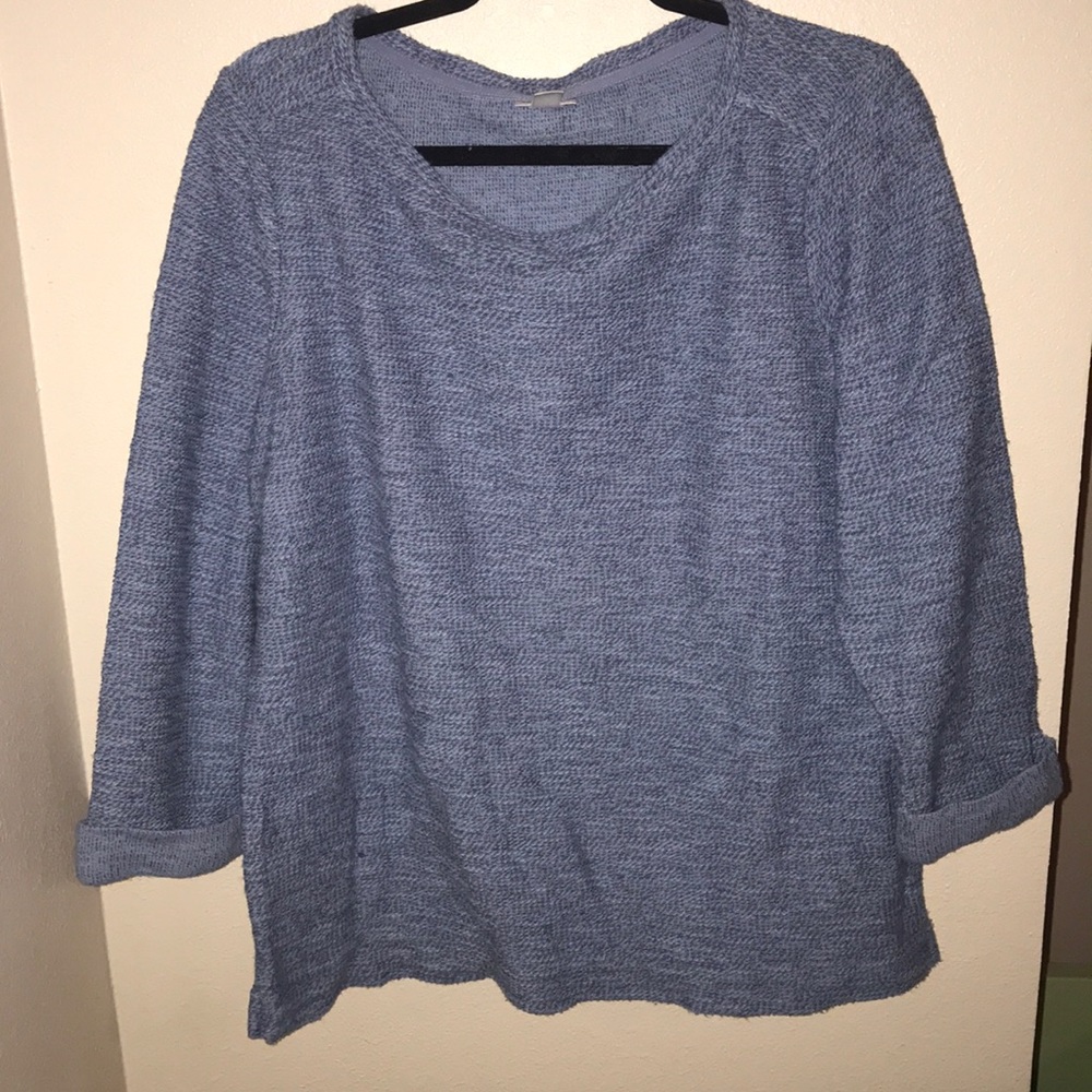 ❤️Croft & Barrow Blue Knitted Sweater